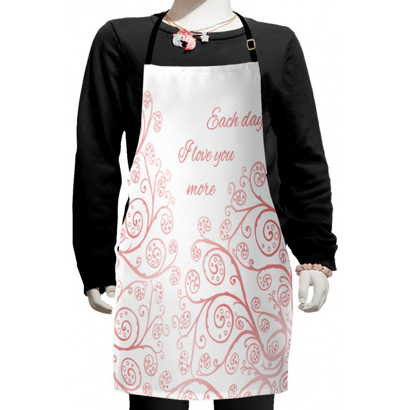 Swirls Love in Spring Kids Apron