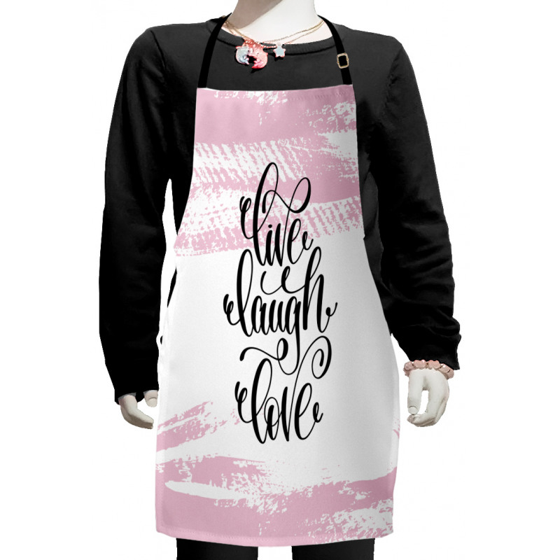 Abstract Pink Tone Kids Apron