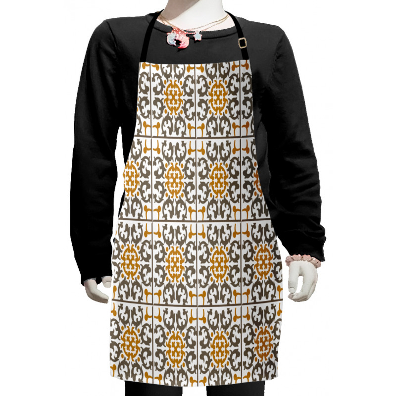 Scroll Tiles Kids Apron