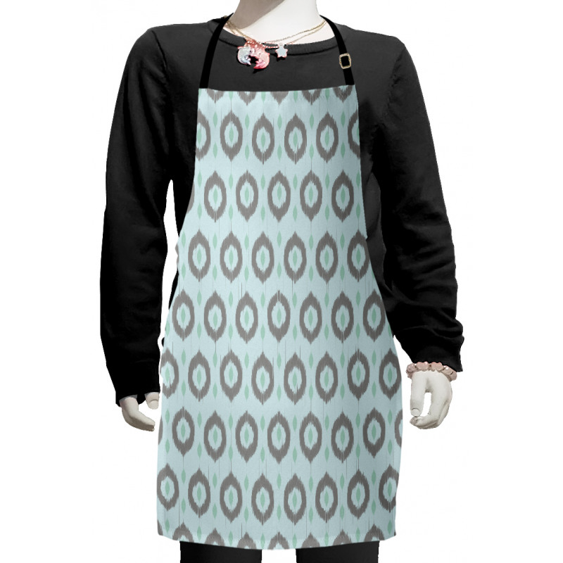 Ikat Style Pattern Kids Apron