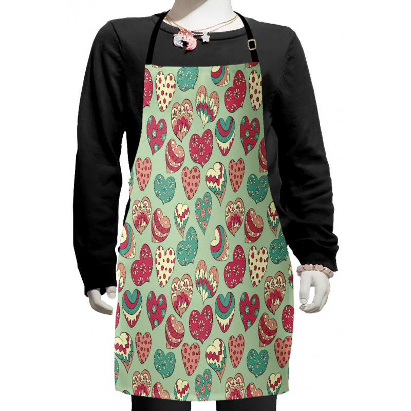 Colorful Love Cheers Kids Apron