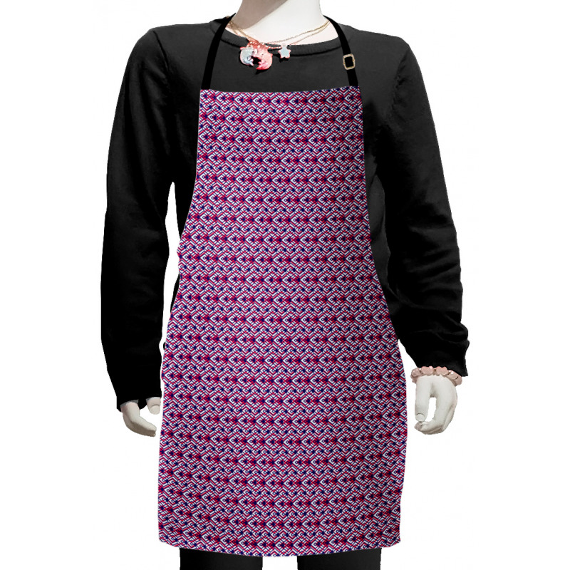 Rhombuses Illustration Kids Apron