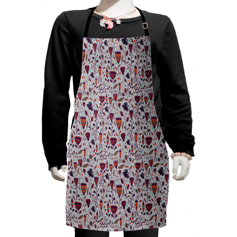 Blossoming Field Art Kids Apron