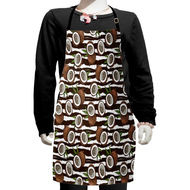 Exotic Coconut Jungle Kids Apron