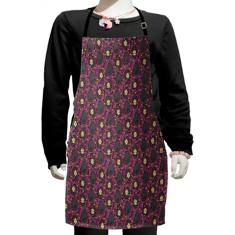 Cartoon Cheerful Sheep Kids Apron