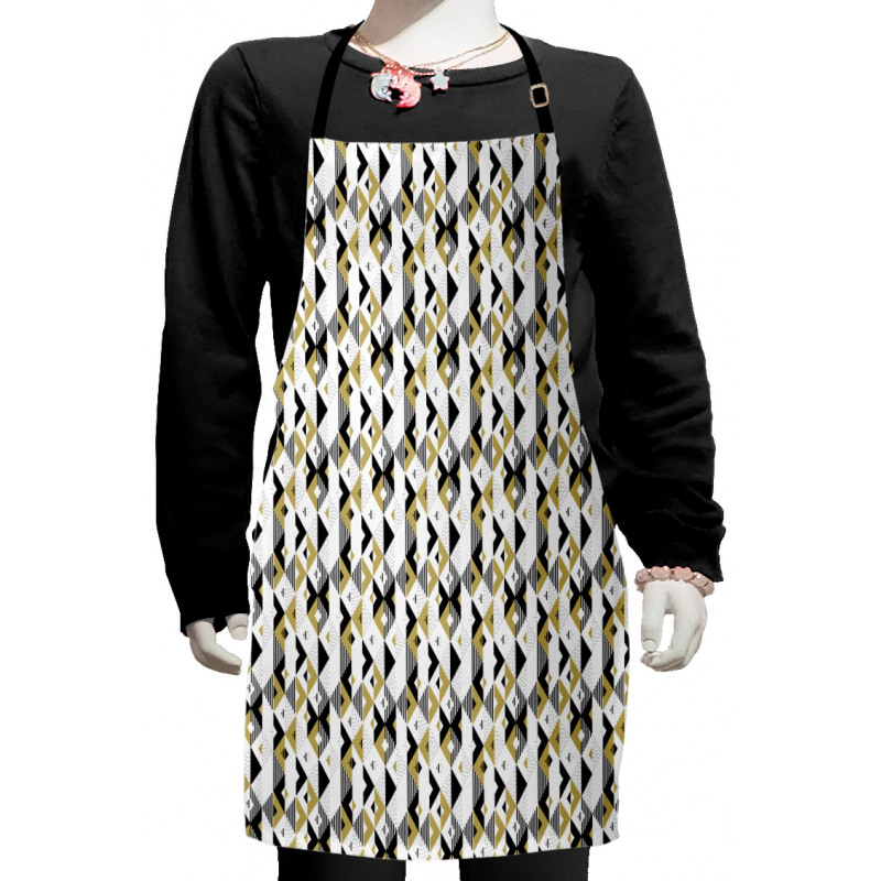 Triangles and Stripes Kids Apron