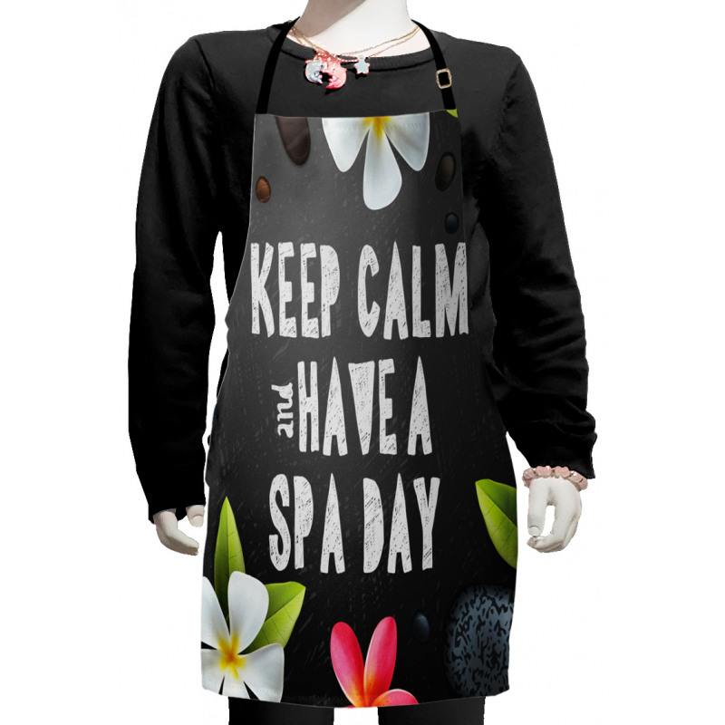 Keep Calm Have a Spa Day Kids Apron