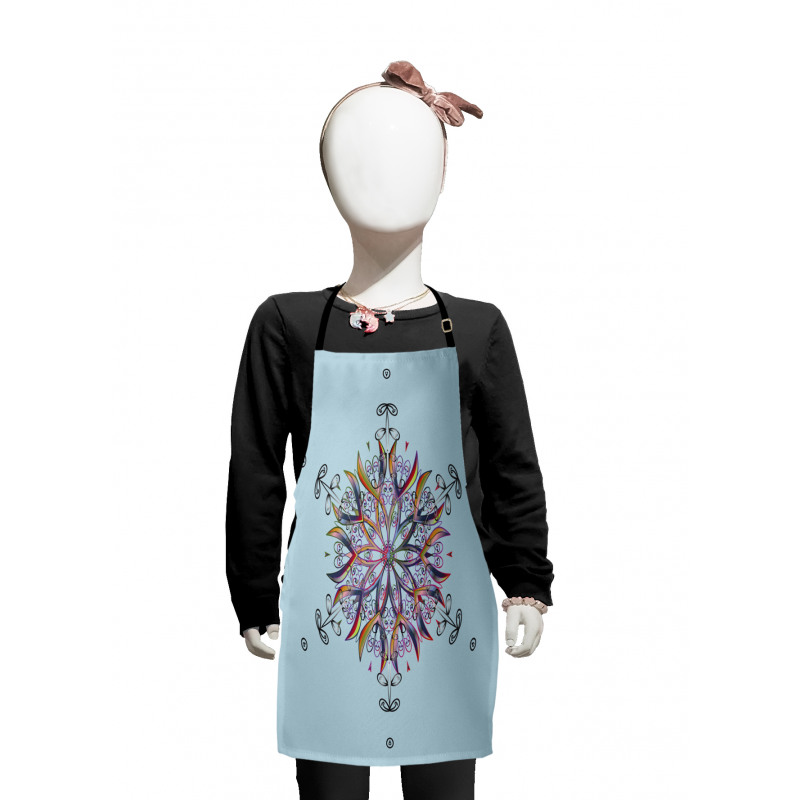 Doodle Motif Kids Apron