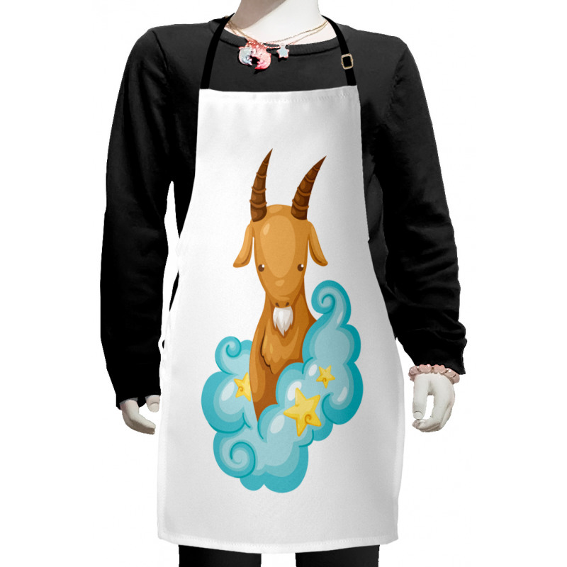 Cartoon Goat Kids Apron