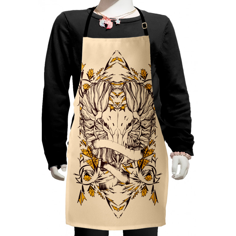 Abstract Animal Kids Apron