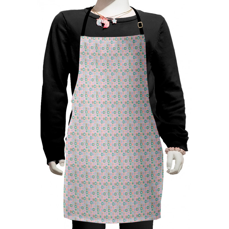 Sketchy Rhombus Cells Kids Apron