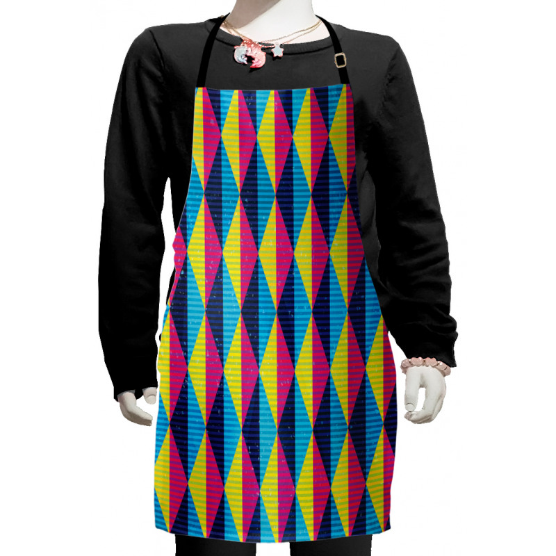 Sixties Triangle Motifs Kids Apron