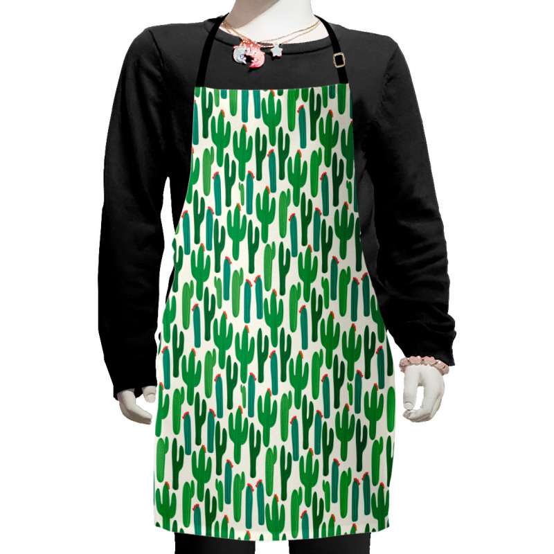 San Pedro Cactus Floral Kids Apron