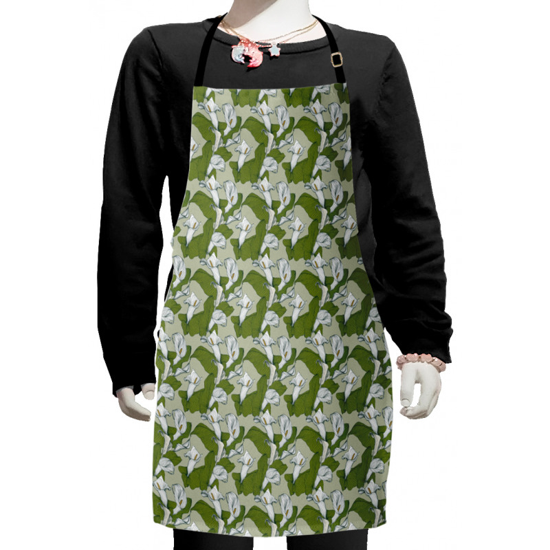 Calla Lilies Kids Apron