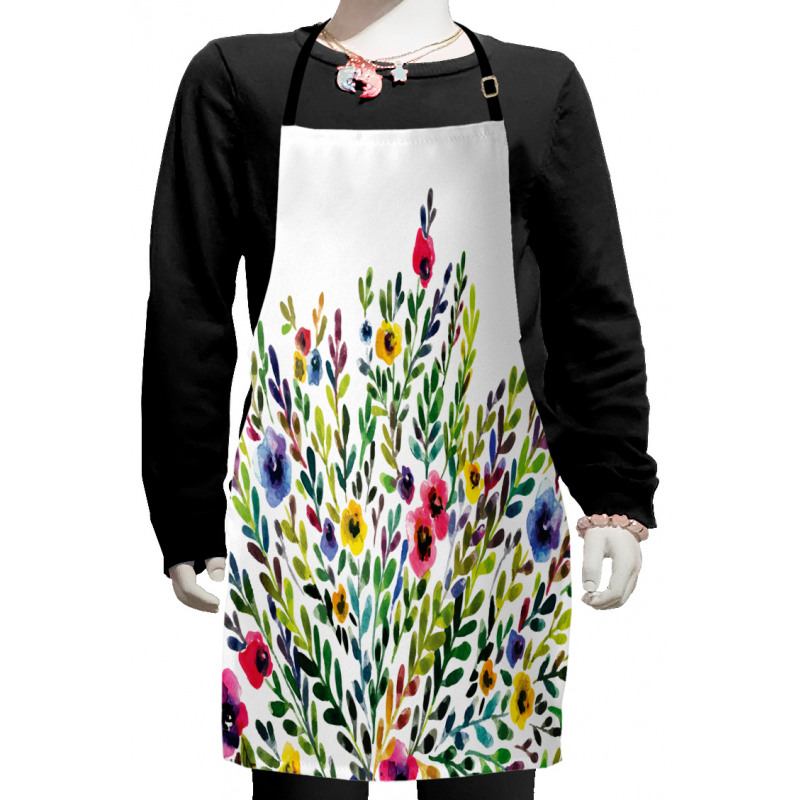 Burgeoning Nature Theme Kids Apron