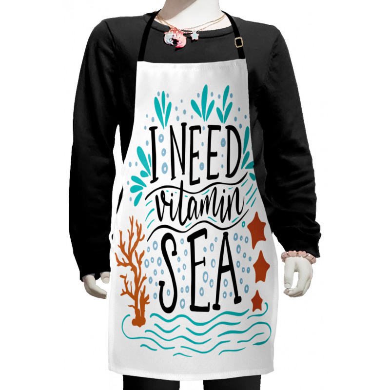 Inspirational Words Art Kids Apron