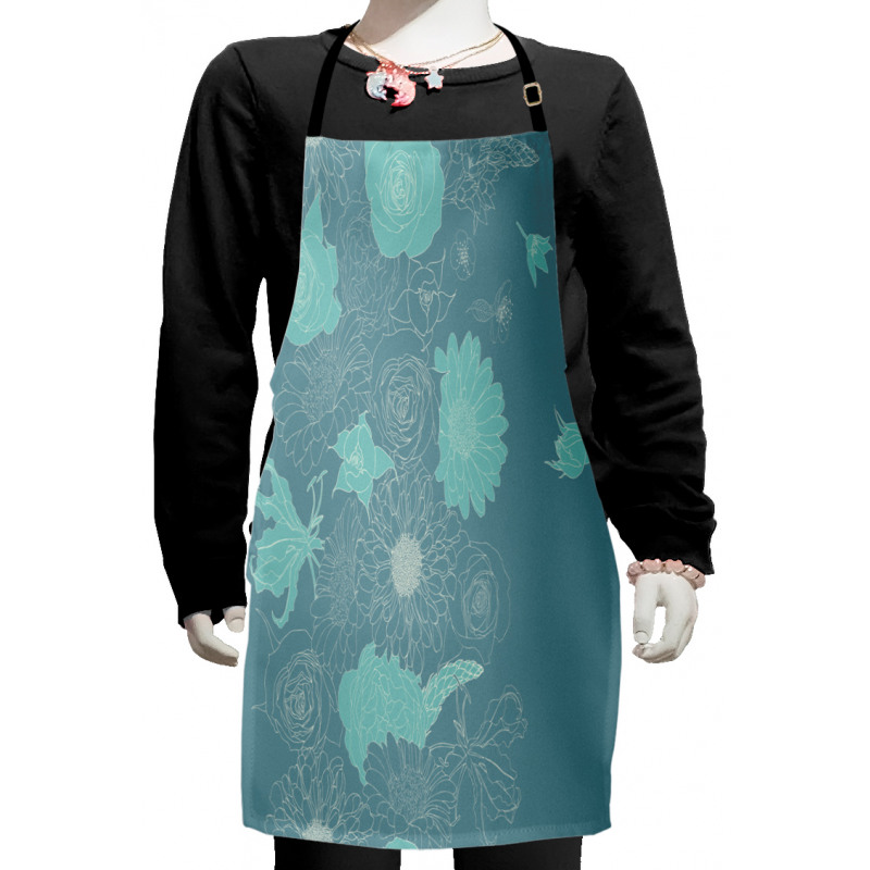 Exotic Blossoms Kids Apron