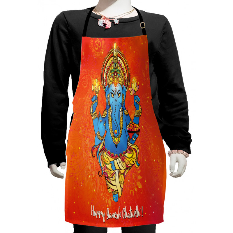 Traditional Elephant Kids Apron