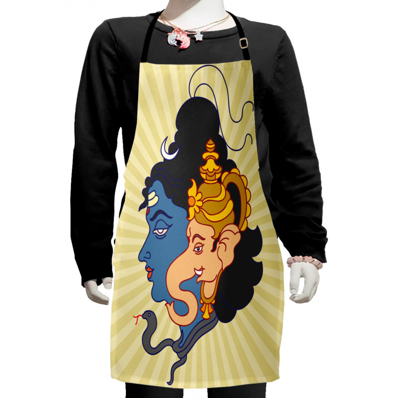 South Asian Figures Kids Apron