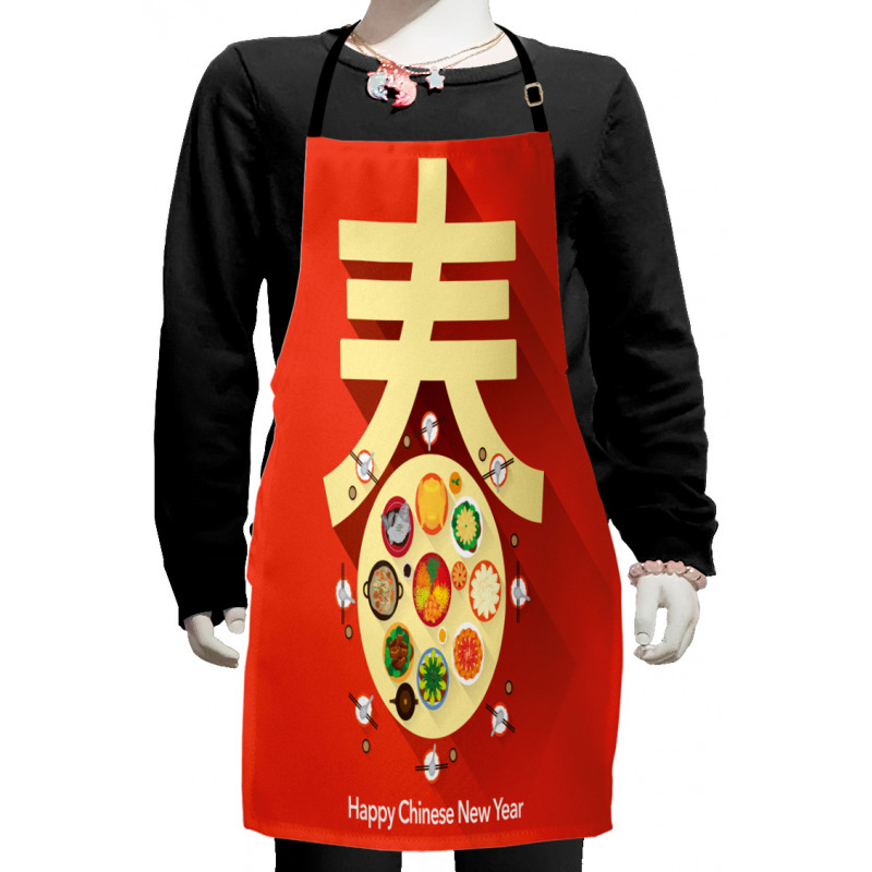 Family Dinner Kids Apron