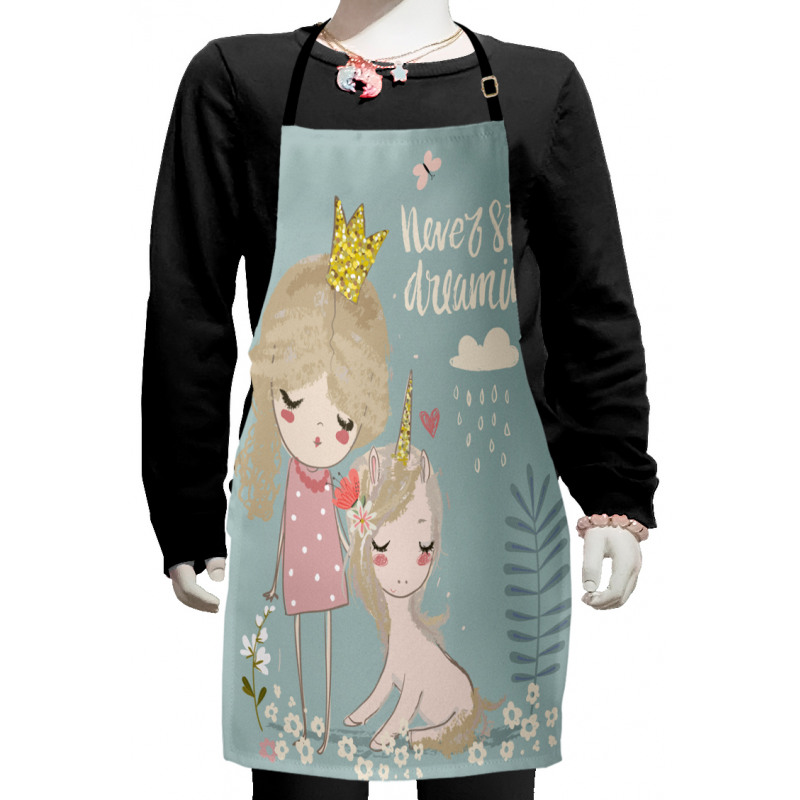 Princess Girl Unicorn Kids Apron