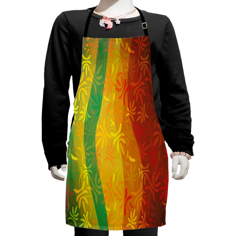 Deciduous Tree Leaves Kids Apron