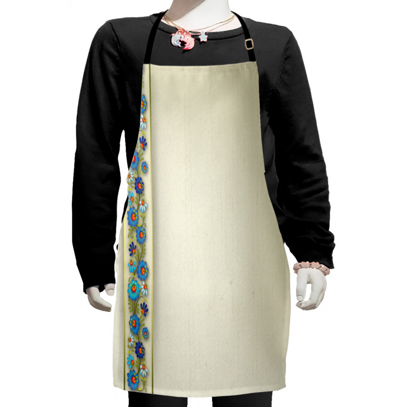 Vertical Border Detail Kids Apron