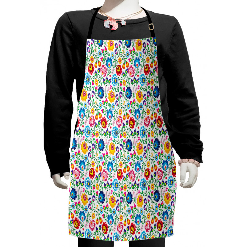 Polish Colorful Foliage Kids Apron