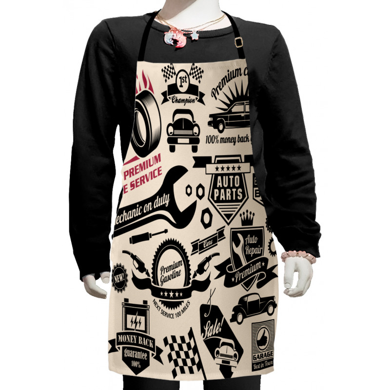 Car Repair Shop Logos Kids Apron