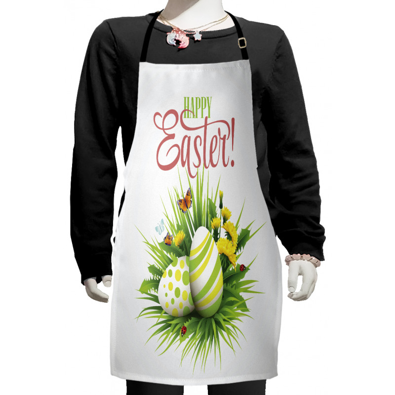 Spring Season Foliage Kids Apron