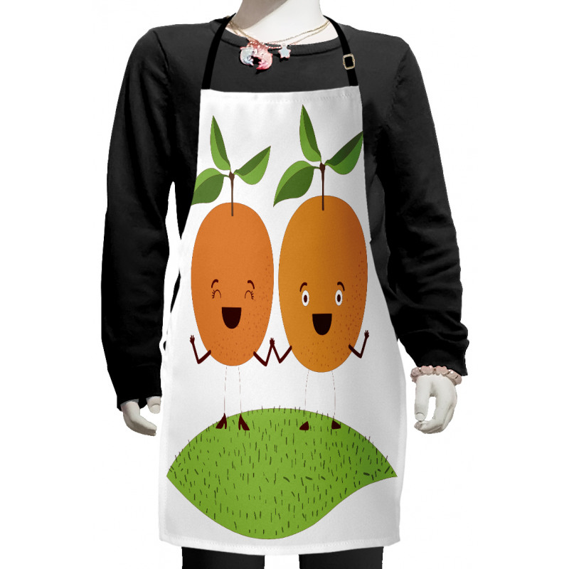 Cartoon Fruit Kids Apron