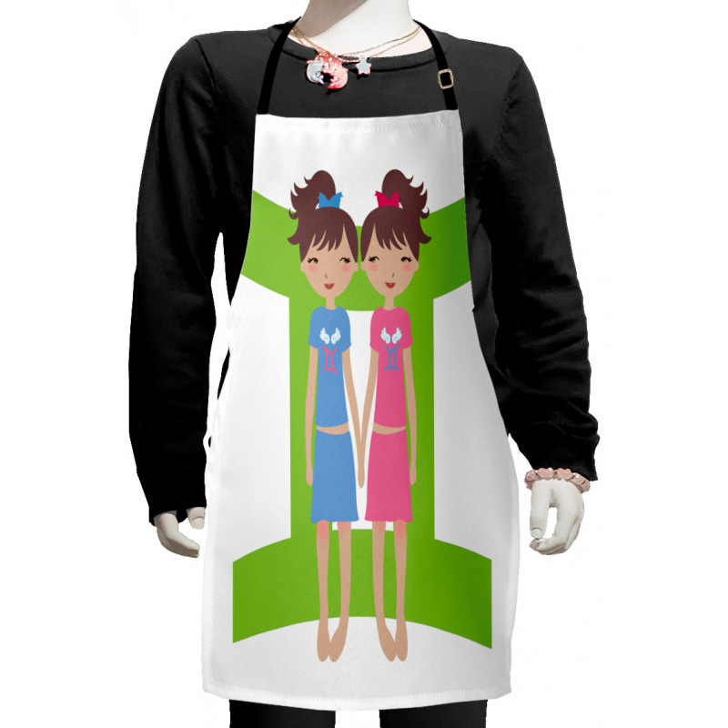 Twin Girls Teens Kids Apron