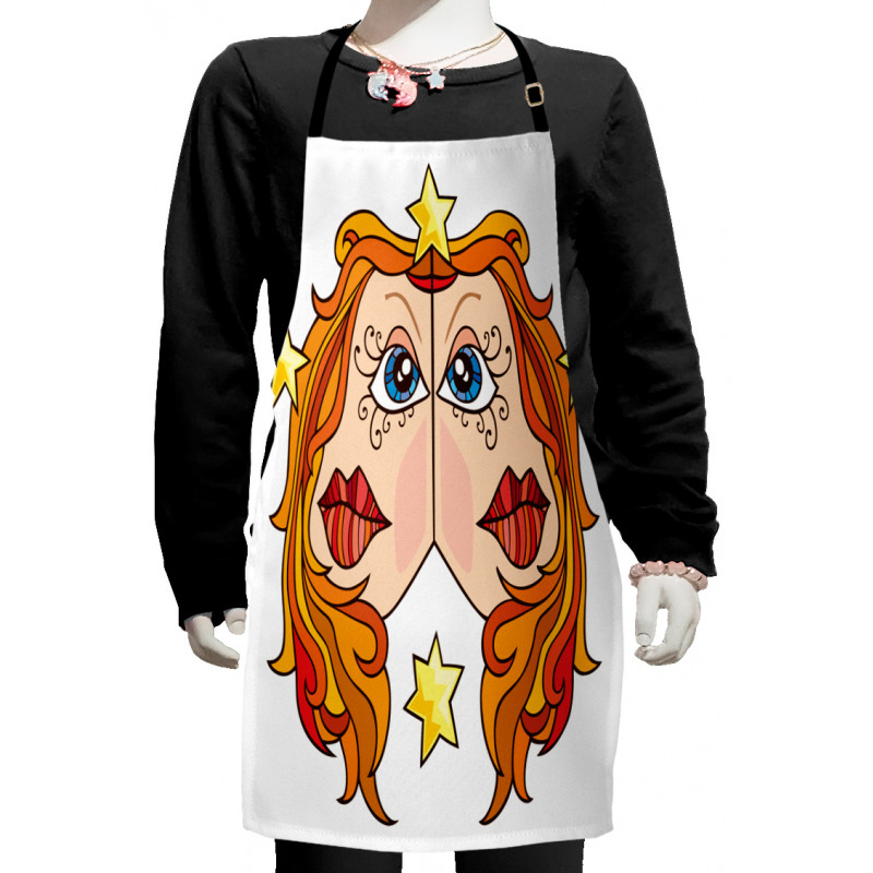 Twins of Zodiac Kids Apron