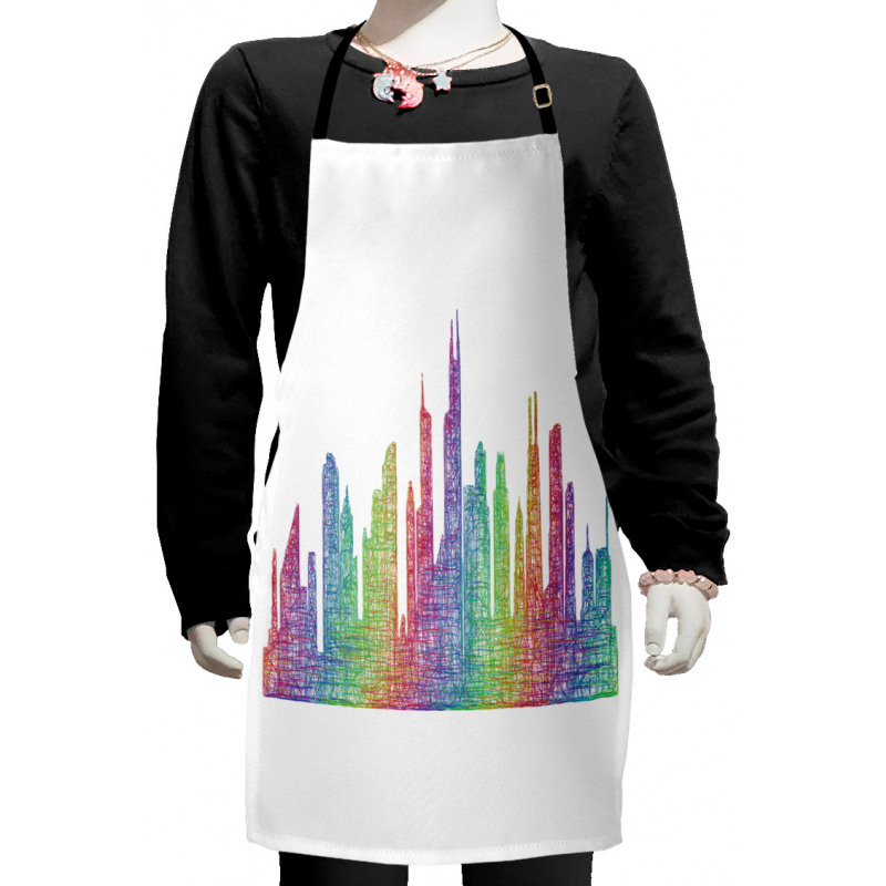 Abstract Scene Kids Apron