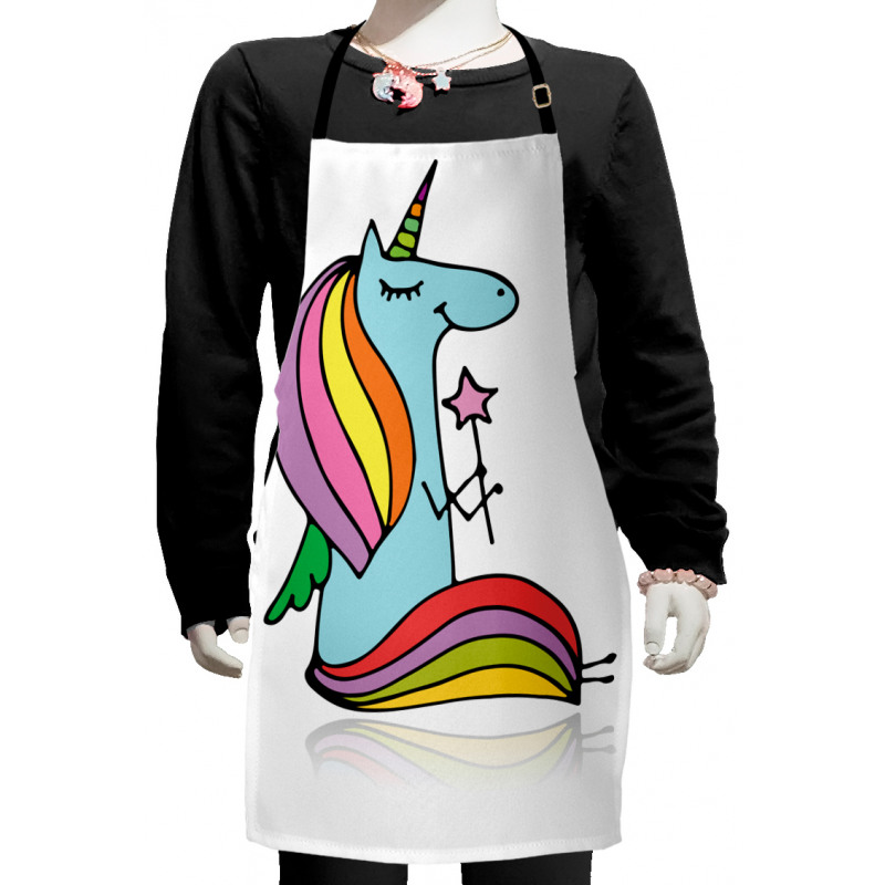 Doodle Mythical Animal Kids Apron