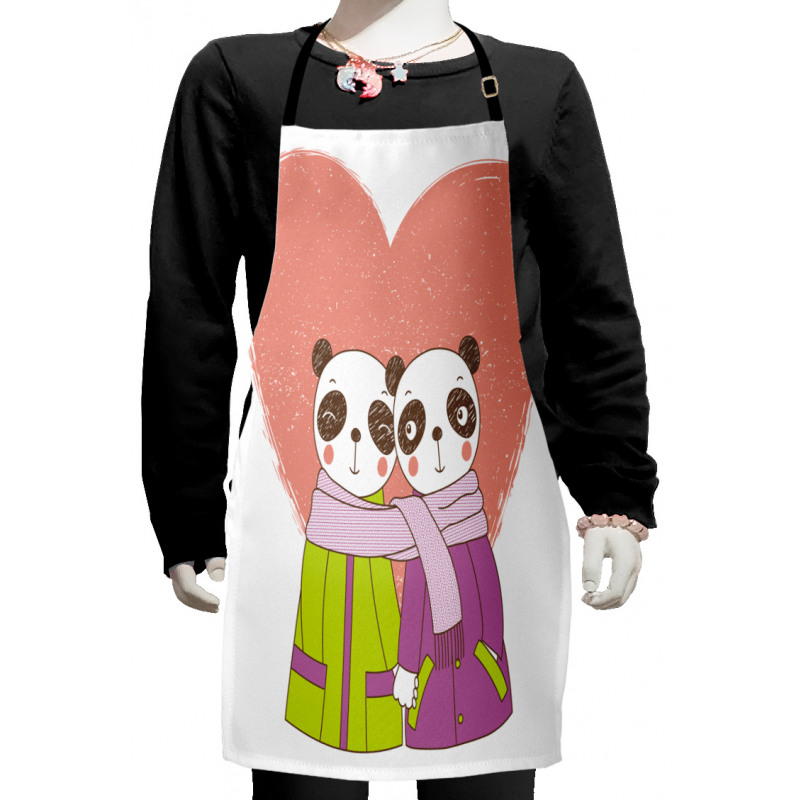 Lovers Holding Hands Kids Apron