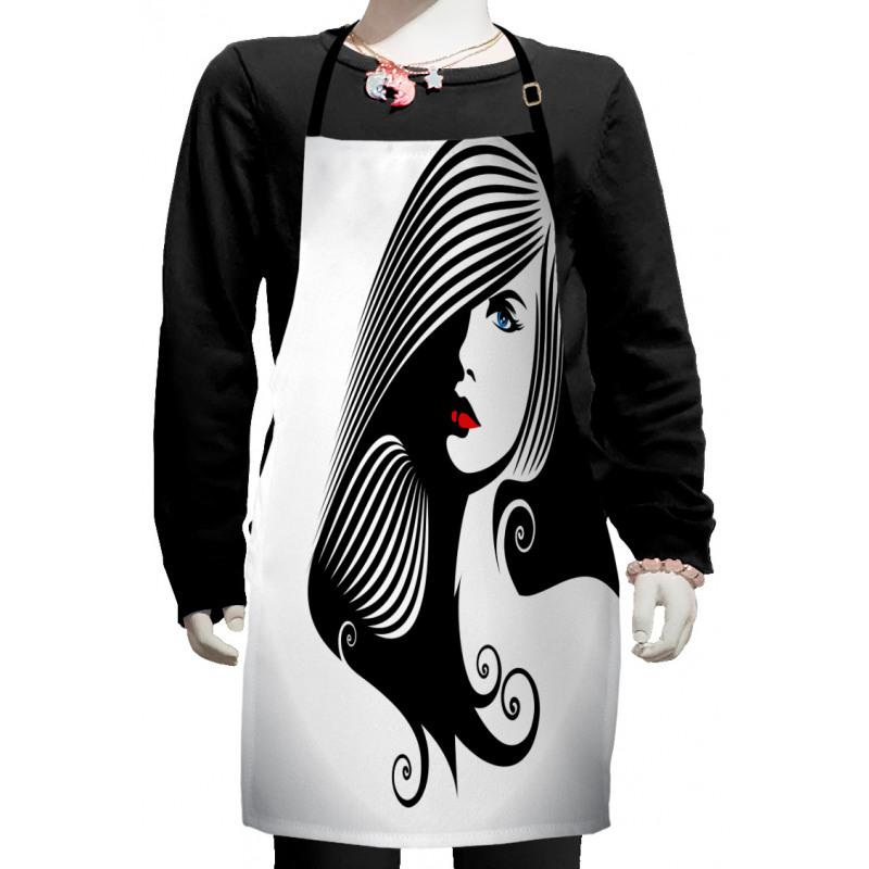 Abstract Glamor Woman Kids Apron