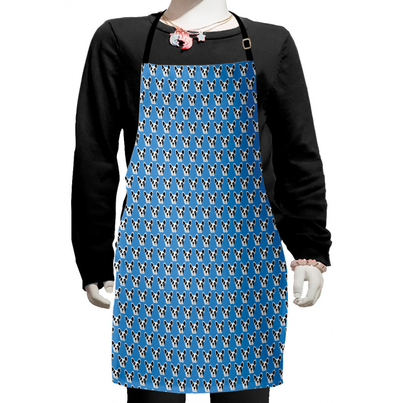 Hipster Funny Puppies Kids Apron