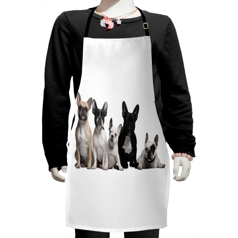 Young Doggies Photo Kids Apron