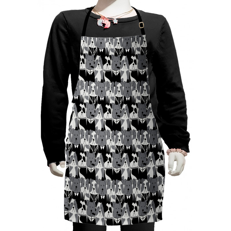 Gentlemen Punk Animals Kids Apron