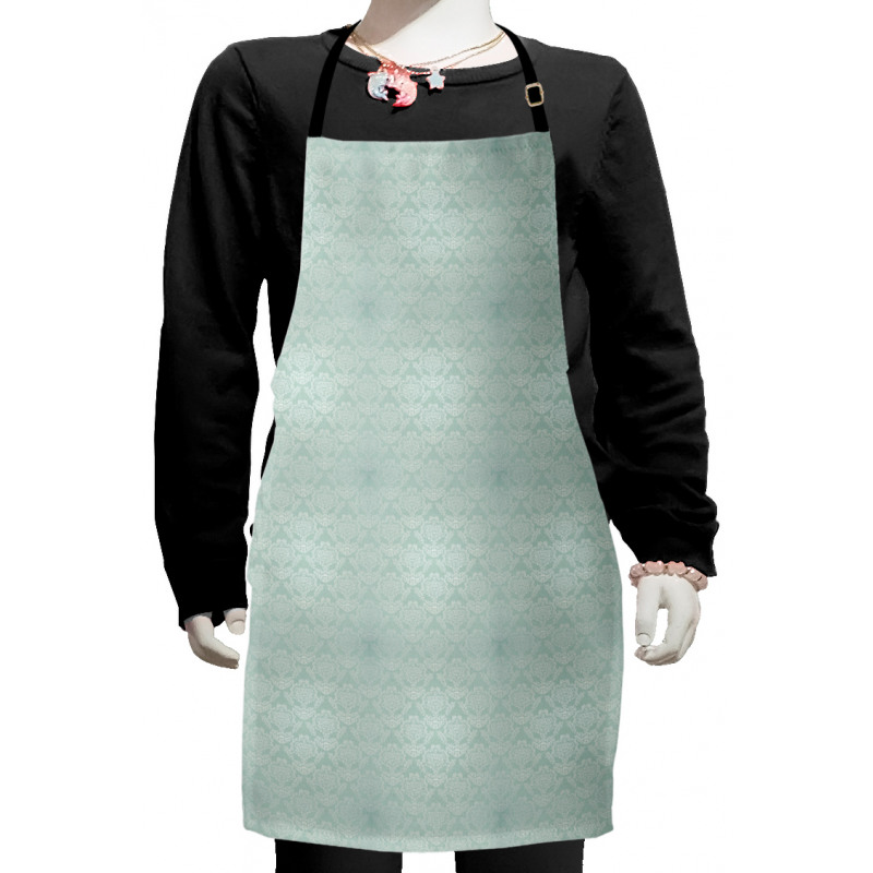 Baroque Foliage Motifs Kids Apron