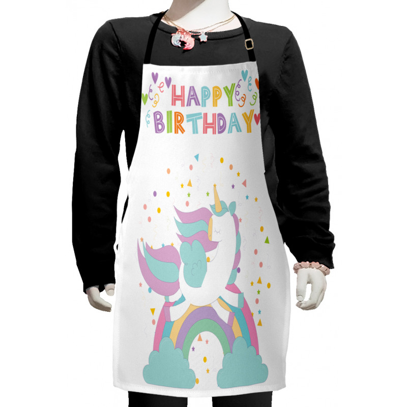 Horse with Rainbow Kids Apron