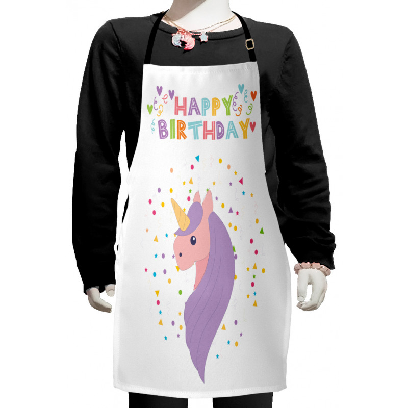 Doodle Birthday Kids Apron