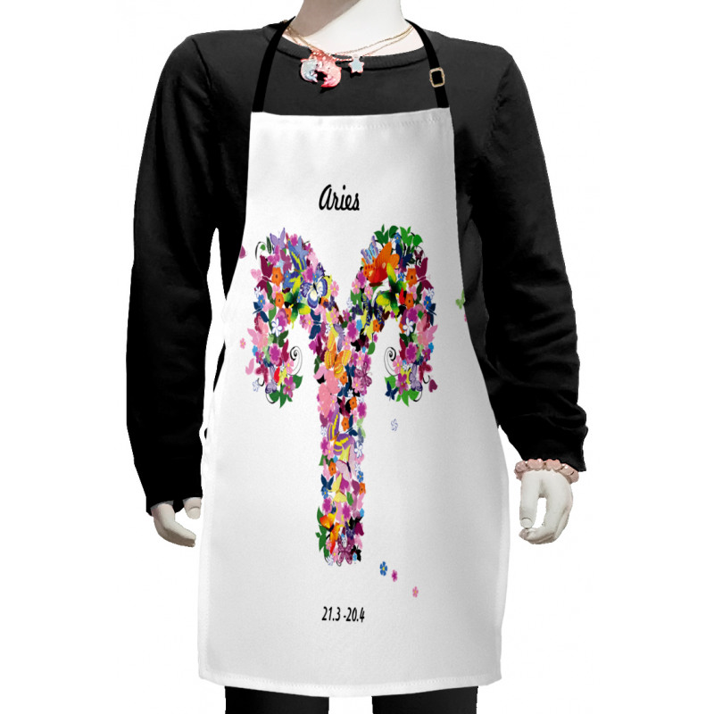 Lively Butterfly Flora Kids Apron