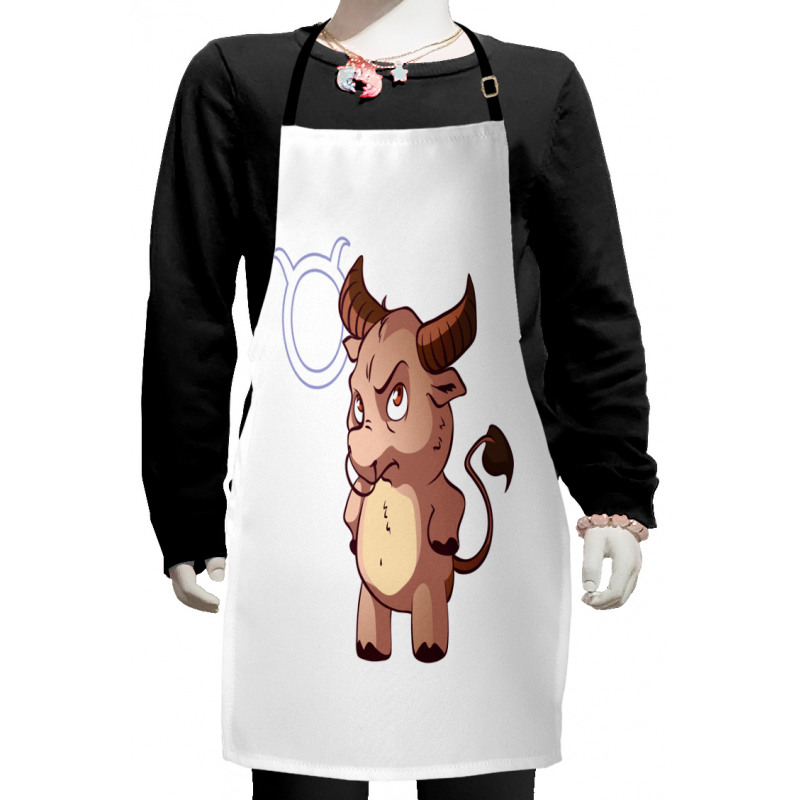 Funny Baby Bull Kids Apron