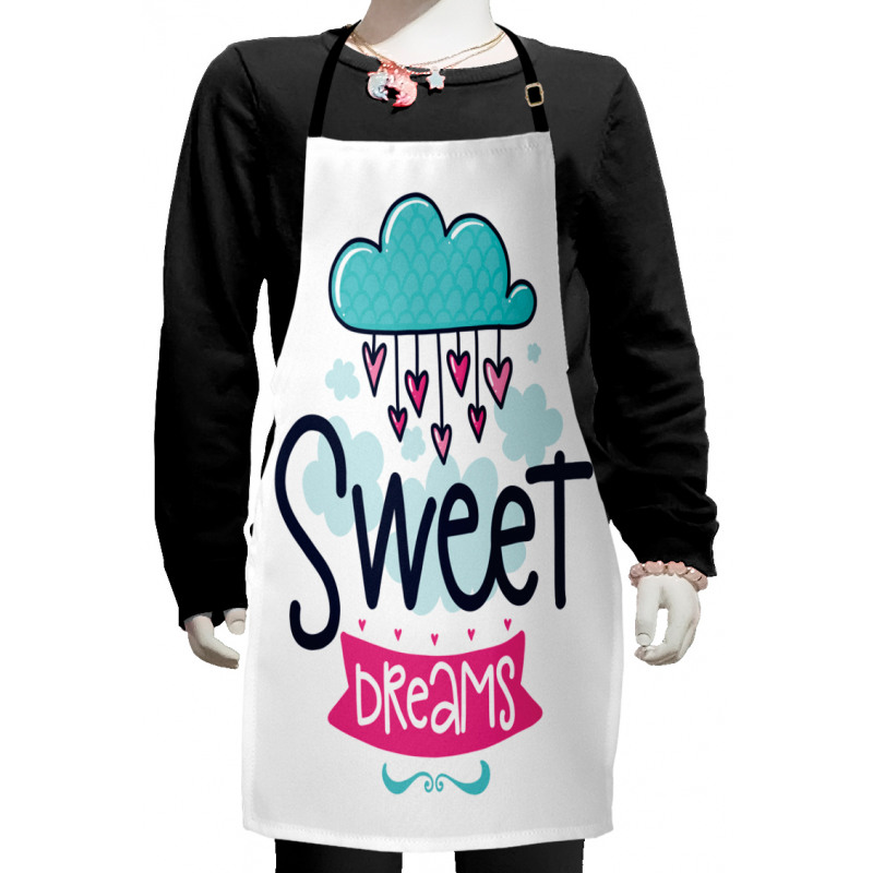 Cartoon Clouds Kids Apron