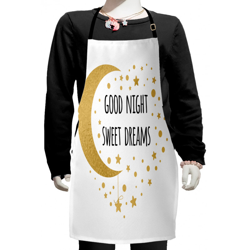 Cheerful Calligraphy Kids Apron