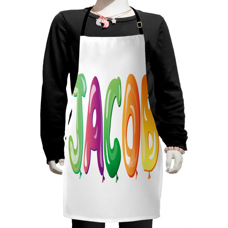 Traditional Male Name Kids Apron