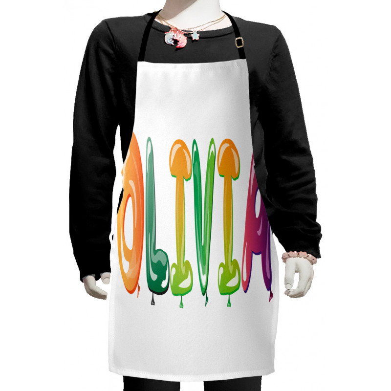 Medieval Girl Name Party Kids Apron