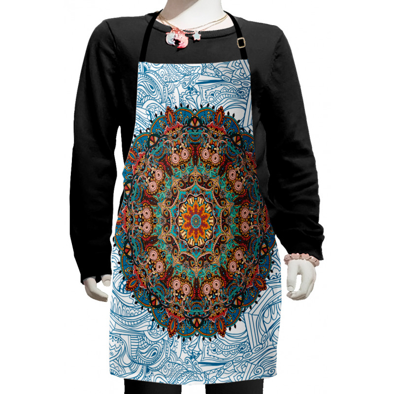 Oriental Ornament Kids Apron